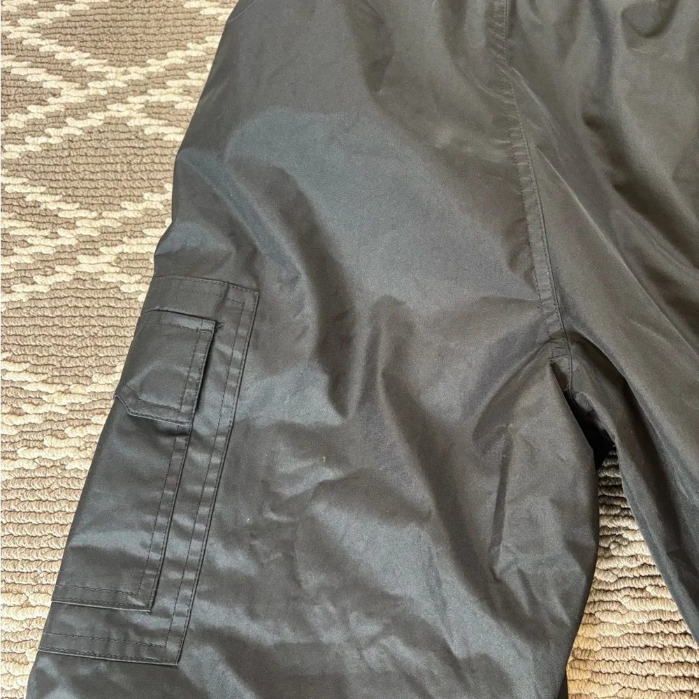 32 degrees Kids Black Snow Bib Pants with Adjustable Suspenders